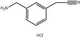 2-(3-(氨基甲基)苯基)乙腈盐酸盐, 2757730-60-0, 结构式