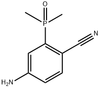 4-氨基-2-(二甲基膦酰基)苯甲腈, 2757731-74-9, 结构式