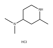 N,N,2-三甲基哌啶-4-胺二盐酸盐, 2757731-91-0, 结构式