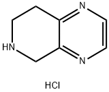 Pyrido[3,4-b]pyrazine, 5,6,7,8-tetrahydro-, hydrochloride (1:2) Structure