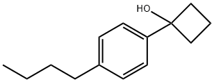 1-(4-butylphenyl)cyclobutanol 结构式