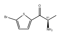 (R)-2-氨基-1-(5-溴噻吩-2-基)丙-1-酮,2758230-50-9,结构式