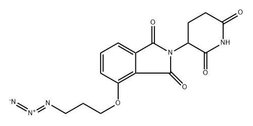4-(3-azidopropoxy)-2-(2,6-dioxopiperidin-3-yl)isoindoline-1,3-dione,2758432-00-5,结构式