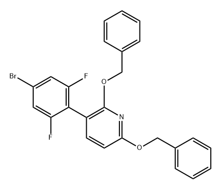 2758532-18-0 2,6-双(苄氧基)-3-(4-溴-2,6-二氟苯基)吡啶