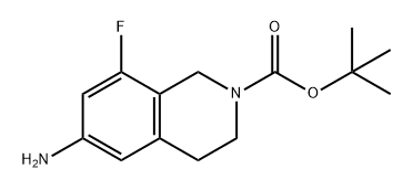 6-氨基-8-氟-3,4-二氢异喹啉-2(1H)-羧酸叔丁酯,2759152-54-8,结构式