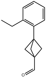 3-(2-ethylphenyl)-bicyclo[1.1.1]pentane-1-carboxaldehyde Structure