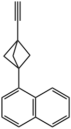 1-(3-乙炔基-双环[1.1.1]戊-1-基)-萘, 2760288-84-2, 结构式
