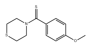 (4-methoxyphenyl)(thiomorpholino)methanethione Structure