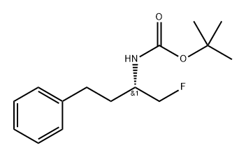 (S)-tert-Butyl (1-fluoro-4-phenylbutan-2-yl)carbamate Structure