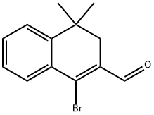 1-bromo-4,4-dimethyl-3,4-dihydronaphthalene-2-carbaldehyde Structure