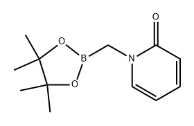1-((4,4,5,5-四甲基-1,3,2-二氧硼杂环戊烷-2-基)甲基)吡啶-2(1H)-酮, 2761920-94-7, 结构式