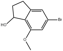 5-溴-7-甲氧基-2,3-二氢-1H-茚-1-醇,2762233-96-3,结构式