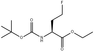 (S)-2-((叔丁氧基羰基)氨基)-4-氟丁酸乙酯,2762287-87-4,结构式