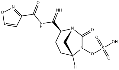 2762898-70-2 SULFURIC ACID, MONO[(1R,2S,5R)-2-[IMINO[(3- ISOXAZOLYLCARBONYL)AMINO]METHYL]-7-OXO-1,6- DIAZABICYCLO