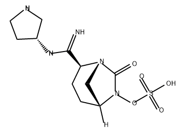 2763072-04-2 (2S,5R)-7-OXO-2-(N-((R)-PYRROLIDIN-3-YL)CARBAMIMIDOYL)-1,6-DIAZABICYCLO[3.2.1]OCTAN-6-YL HYDROGENSUL