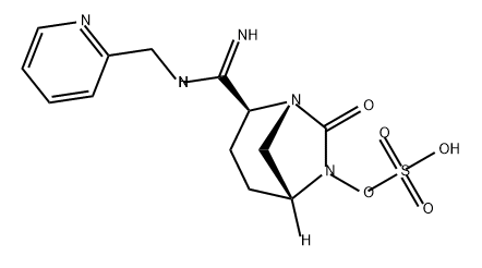 (2S,5R)-7-oxo-2-(N-(pyridin-2-ylmethyl)carbamimidoyl)-1,6-diazabicyclo[3.2.1]octan-6-yl hydrogensulfate|(2S,5R)-7-OXO-2-(N-(PYRIDIN-2-YLMETHYL)CARBAMIMIDOYL)-1,6-DIAZABICYCLO[3.2.1]OCTAN-6-YL HYDROGENSULF