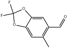 2,2-Difluoro-6-methyl-1,3-benzodioxole-5-carboxaldehyde Structure