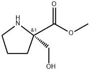 (S)-Methyl 2-(hydroxymethyl)pyrrolidine-2-carboxylate Structure