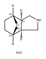 4,7-Epoxy-1H-isoindole, octahydro-, hydrochloride (1:1), (3aR,4R,7S,7aS)- Structure