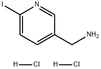 3-Pyridinemethanamine, 6-iodo-, hydrochloride (1:2) Structure