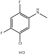 2763759-64-2 Benzenamine, 5-chloro-2,4-difluoro-N-methyl-, hydrochloride (1:1)