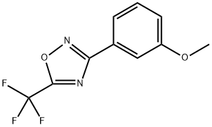 2764594-03-6 3-(3-methoxyphenyl)-5-(trifluoromethyl)-1,2,4-oxadiazole