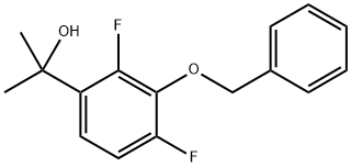 Benzenemethanol, 2,4-difluoro-α,α-dimethyl-3-(phenylmethoxy)-,2764728-20-1,结构式