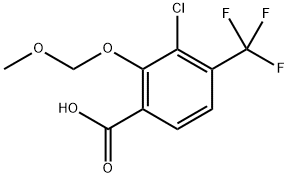 3-Chloro-2-(methoxymethoxy)-4-(trifluoromethyl)benzoic acid|3-CHLORO-2-(METHOXYMETHOXY)-4-(TRIFLUOROMETHYL)BENZOIC AC