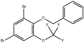 2-(Benzyloxy)-1,5-dibromo-3-(trifluoromethoxy)benzene 结构式
