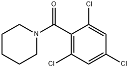 Piperidin-1-yl(2,4,6-trichlorophenyl)methanone Struktur