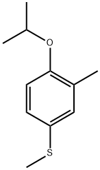 (4-Isopropoxy-3-methylphenyl)(methyl)sulfane 结构式