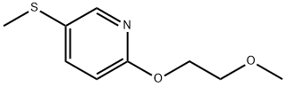 2764731-71-5 2-(2-Methoxyethoxy)-5-(methylthio)pyridine