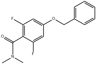 4-(benzyloxy)-2,6-difluoro-N,N-dimethylbenzamide Structure