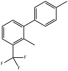 2,4'-Dimethyl-3-(trifluoromethyl)-1,1'-biphenyl 结构式