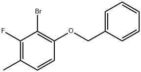 1-(Benzyloxy)-2-bromo-3-fluoro-4-methylbenzene,2764732-44-5,结构式