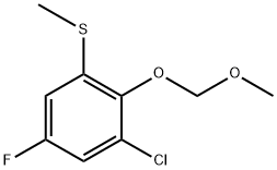 (3-CHLORO-5-FLUORO-2-(METHOXYMETHOXY)PHENYL)(METHYL)SULFA,2764733-82-4,结构式