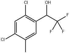 1-(2,4-Dichloro-5-methylphenyl)-2,2,2-trifluoroethanol Structure