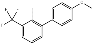 4'-Methoxy-2-methyl-3-(trifluoromethyl)-1,1'-biphenyl Struktur