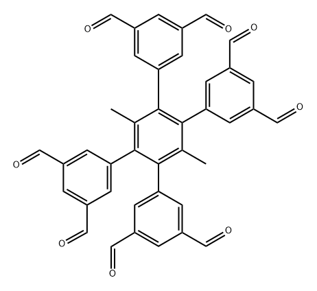 2764883-80-7 4'-,5'-双(3,5-二甲酰基苯基)-3'-,6'-二甲基-[1,1'-:2'-,1'-三苯基]-3,3'',5,5'-四甲醛