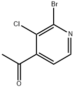 1-(2-Bromo-3-chloropyridin-4-yl)ethanone,2765007-51-8,结构式