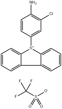 Dibenzothiophenium, 5-(4-amino-3-chlorophenyl)-, 1,1,1-trifluoromethanesulfonate (1:1)|//