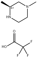 (3S)-1,3-Dimethyl-piperazine 2,2,2-trifluoro-acetate (1:2) Structure