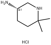(S)-6,6-二甲基哌啶-3-胺盐酸盐 结构式