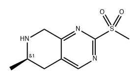 (R)-6-Methyl-2-(methylsulfonyl)-5,6,7,8-tetrahydropyrido[3,4-d]pyrimidine Structure