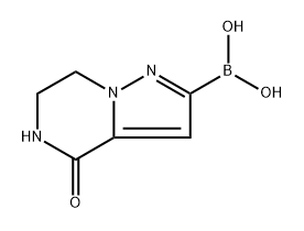 (4-Oxo-4,5,6,7-tetrahydropyrazolo[1,5-a]pyrazin-2-yl)boronic acid Structure