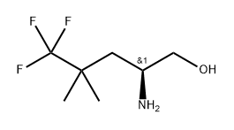 (S)-2-氨基-5,5,5-三氟-4,4-二甲基戊-1-醇,2766301-16-8,结构式