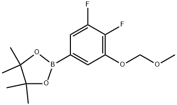 2-(3,4-DIFLUORO-5-(METHOXYMETHOXY)PHENYL)-4,4,5,5-TETRAME 结构式