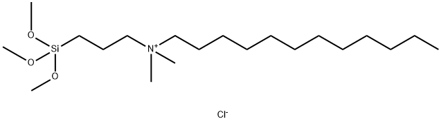 1-Dodecanaminium, N,N-dimethyl-N-[3-(trimethoxysilyl)propyl]-, chloride (1:1) Structure