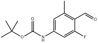 INDEX NAME NOT YET ASSIGNED|(3-氟-4-甲酰基-5-甲基苯基)氨基甲酸叔丁酯