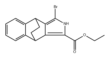 Ethyl 3-bromo-4,9-dihydro-2H-4,9-ethanobenzo[f]isoindole-1-carboxylate Structure
